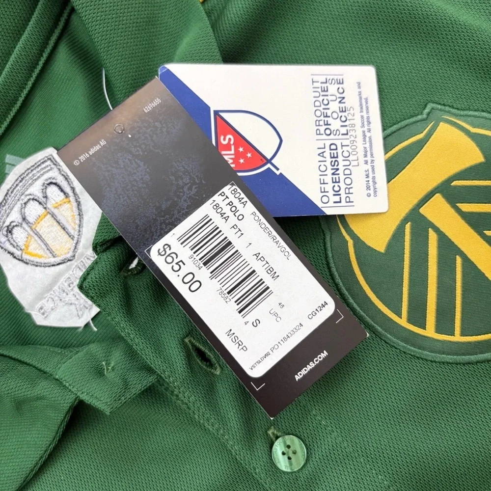 NWT Adidas Portland Timbers Providence Park Polo - Picture 8 of 10
